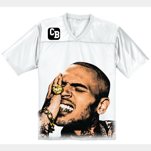Chris Brown Breezy Bowl White Jersey Thumbnail